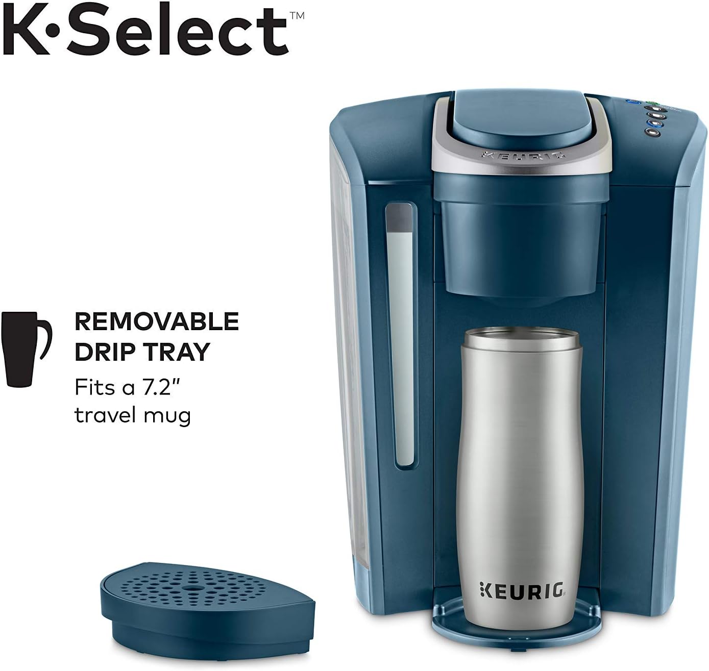 Marine Blue Single Serve K-Cup Pod Coffee Maker P328