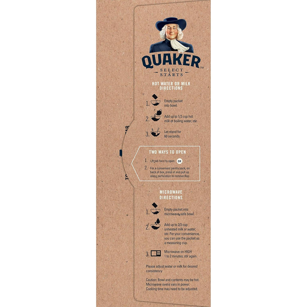 Gluten Free Maple & Brown Sugar Instant Oatmeal, 12.1 Oz B18448