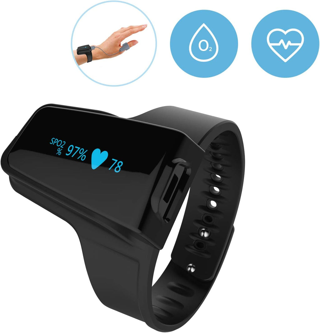Pulse Oximeter with Bluetooth Finger Ring V4475