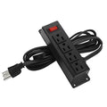 4 Outlet Mountable Power Strip with 6.56ft Cord K660828