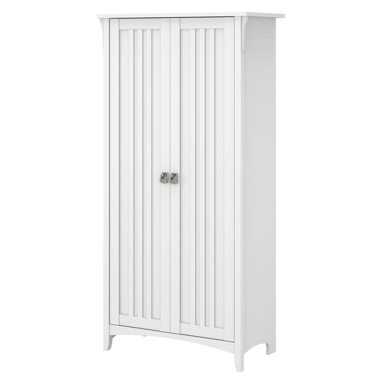 Ash Brown Tall Storage Cabinet with Doors U302