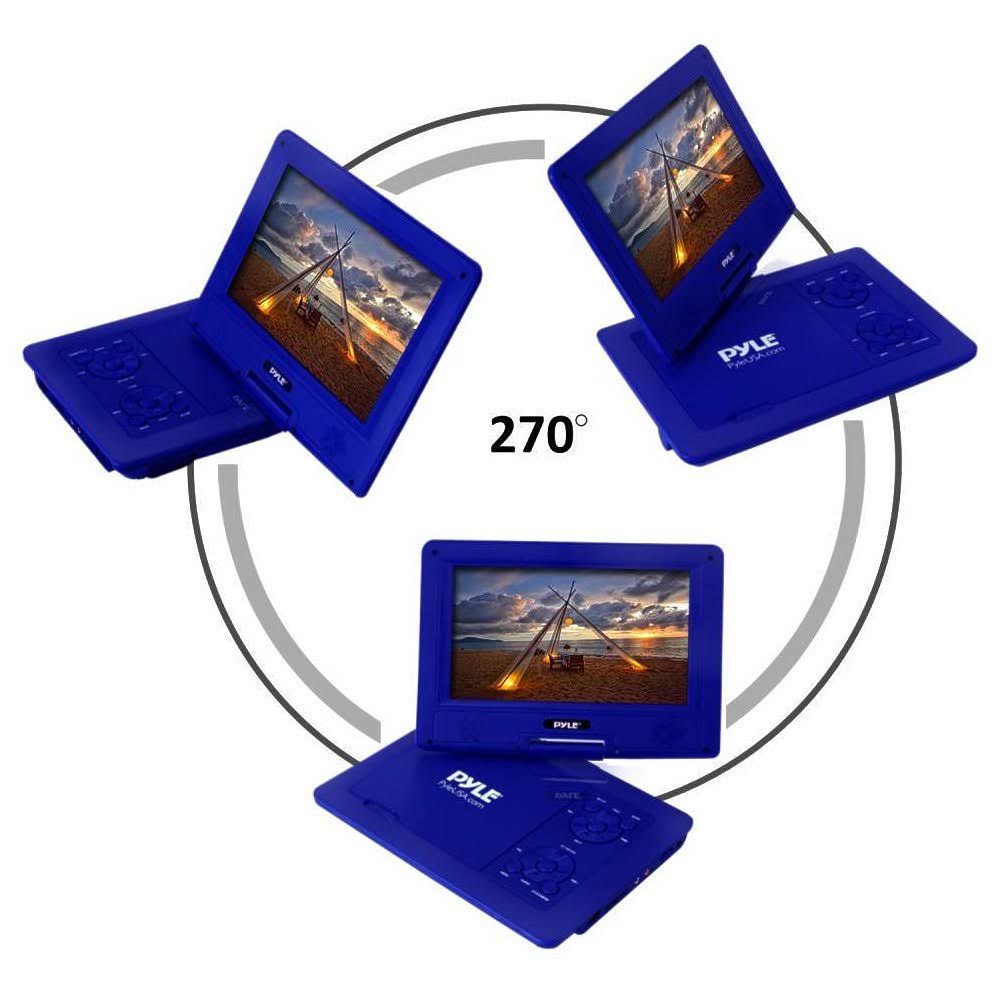 9x22 Portable CD/DVD Player with Built-In Battery (Blue) W643532