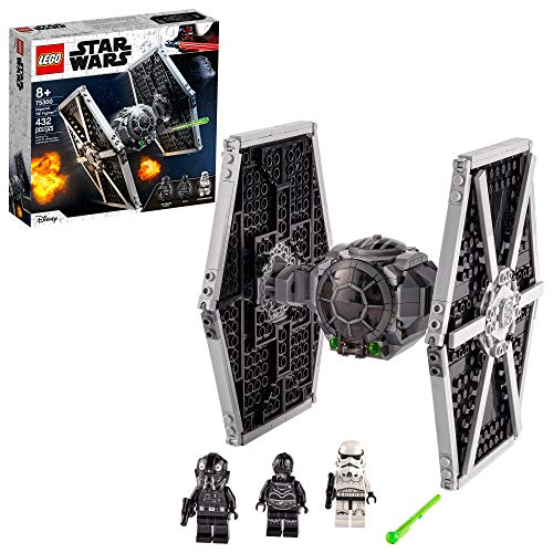 Imperial TIE Fighter Building Toy with Stormtrooper and Pilot Minifigures X935