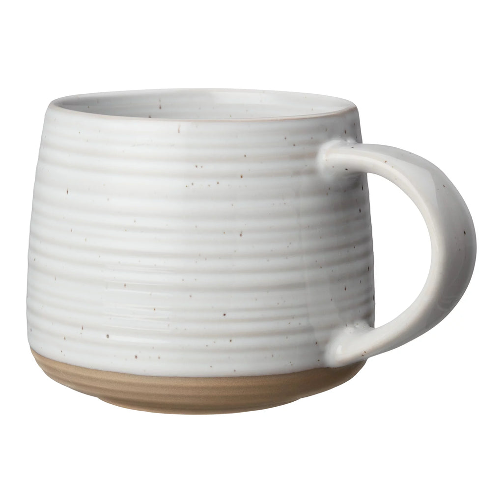 White Round Stoneware 16-Piece Dinnerware Set X19917