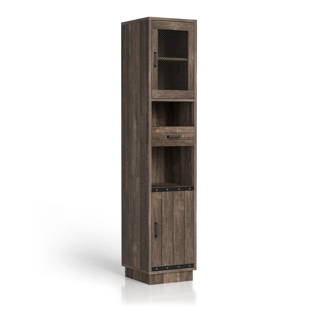 Walnut Multi-Storage TV Tower Z831