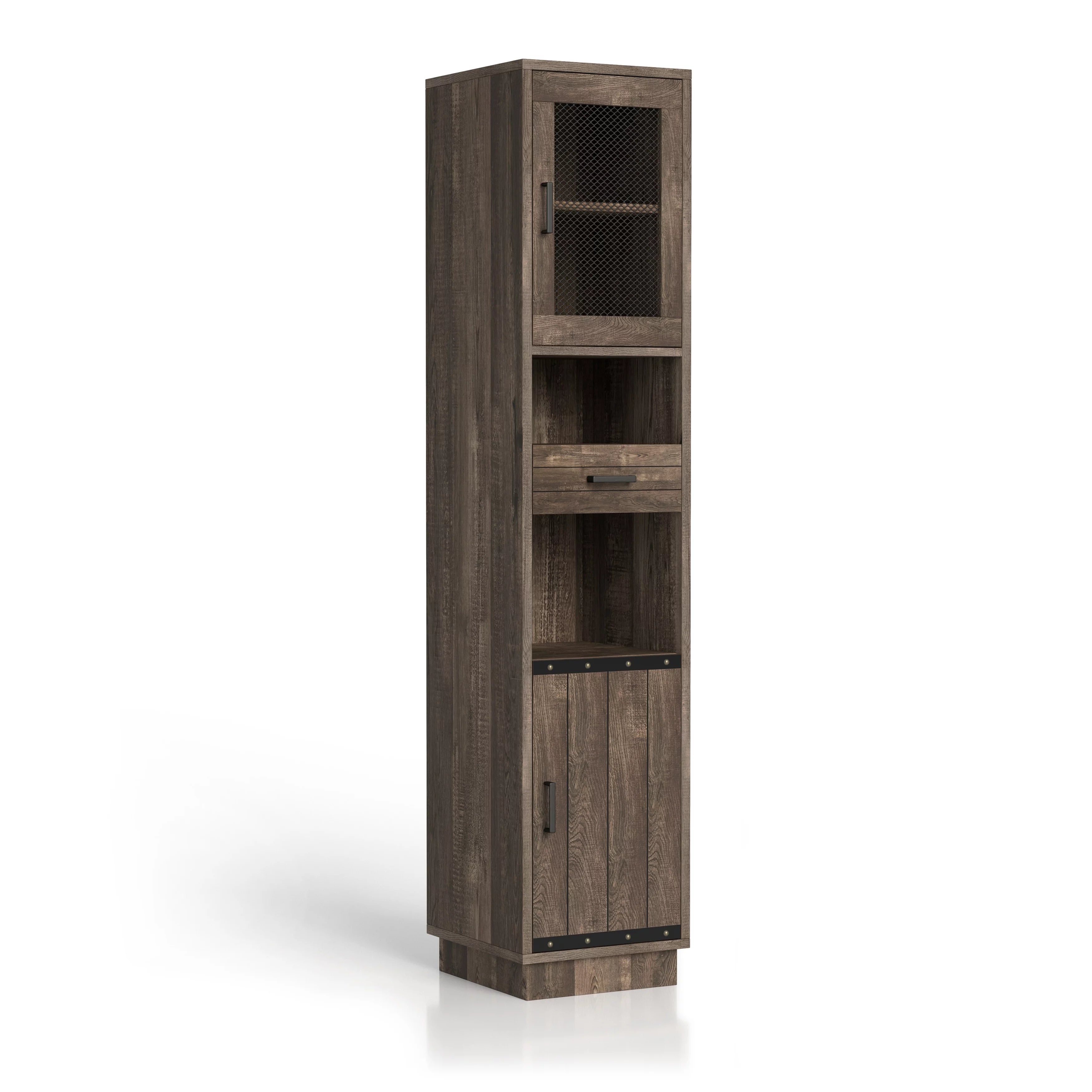 Walnut Multi-Storage TV Tower Z831