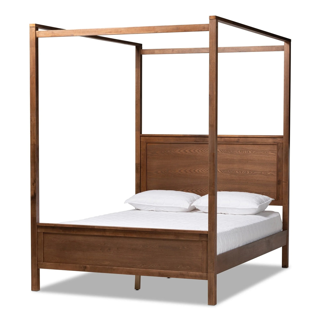 Queen Platform Canopy Bed X567901