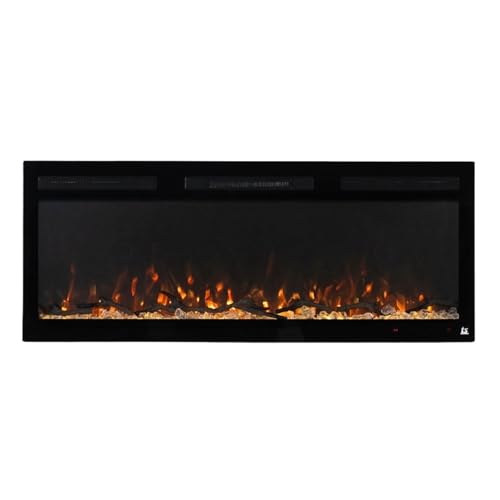 46 Inch Wide Electric Fireplace with Heater and WiFi N54531