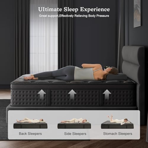 10 Inch Hybrid Queen Mattress with Memory Foam & Pocket Spring O908083