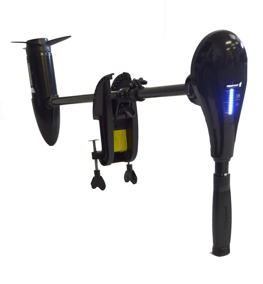 55 lb. Thrust Saltwater Transom Mounted Electric Trolling Motor with 36x22 Shaft A93355