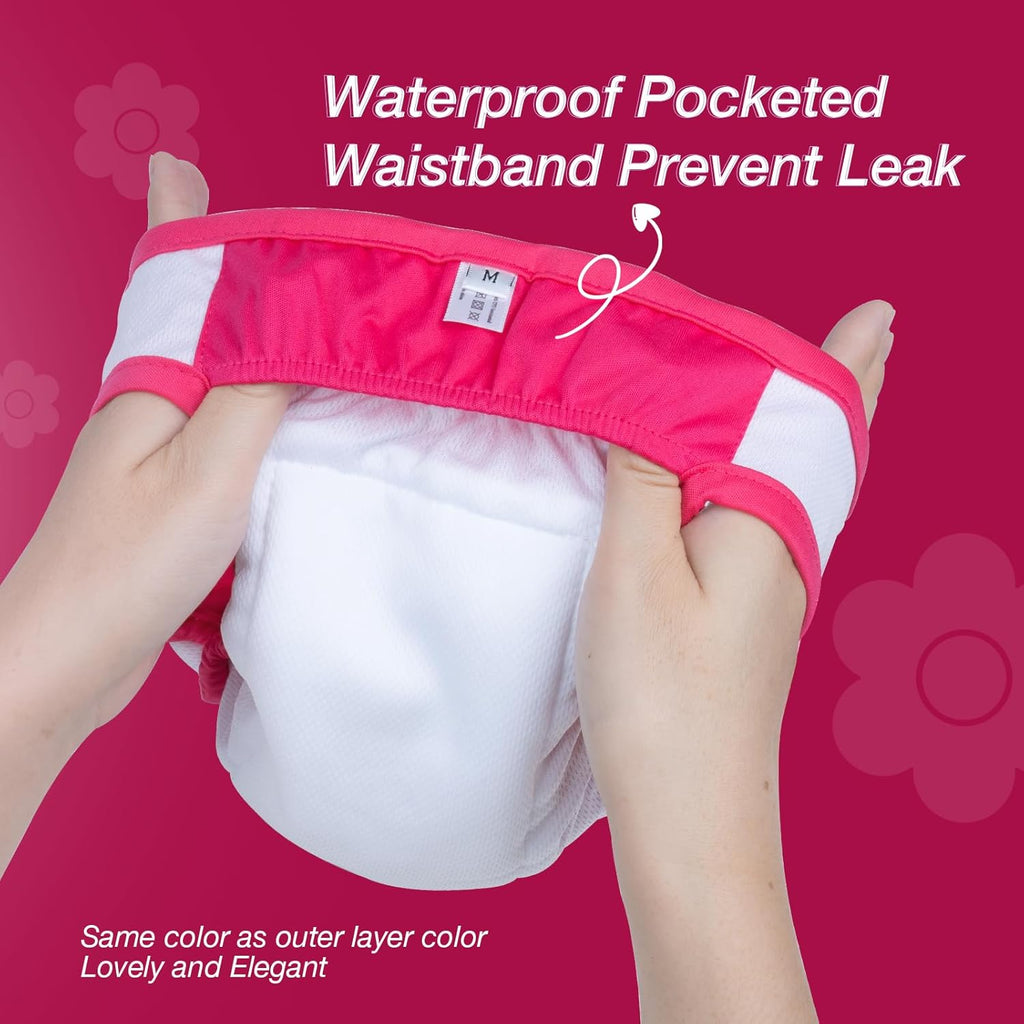 Soft Washable Female Dog Diapers (3 Pack, S) A456743