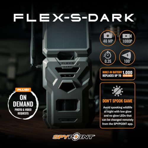 Solar Cellular Trail Camera with 40MP Photos and 1080p Videos F811252