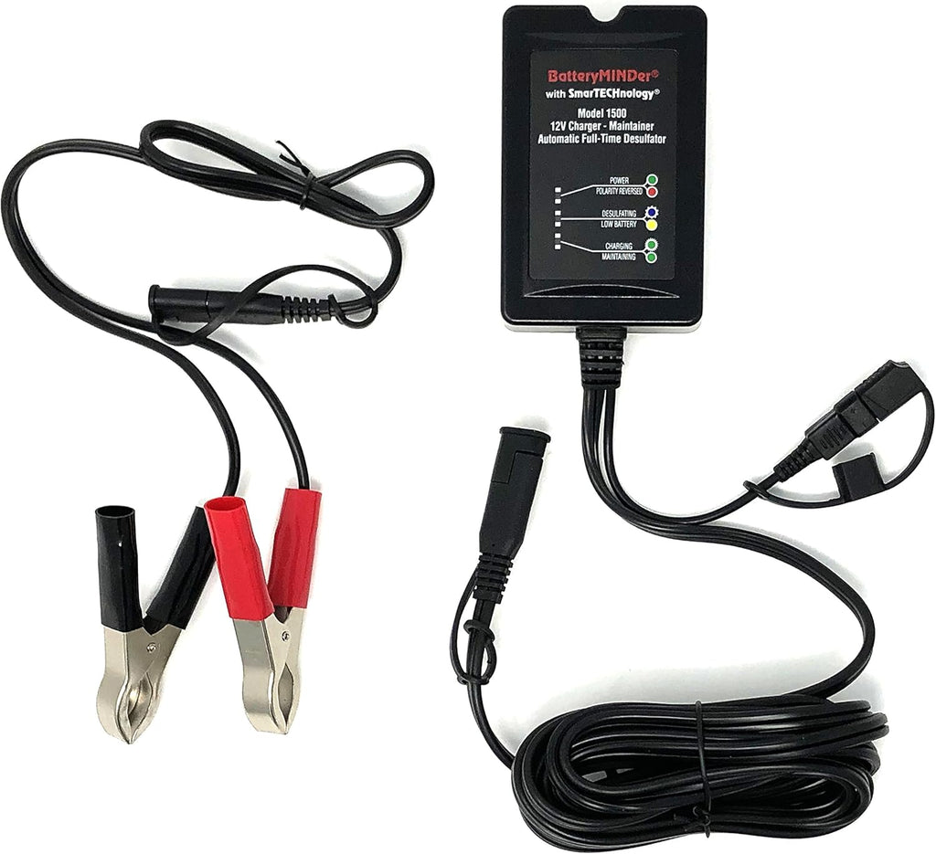 12 Volt 1.5 Amp Battery Charger Maintenance Charger Desulfator R4513