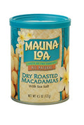 Dry Roasted Macadamia Nuts with Sea Salt, 4.5 oz. Can (Pack of 1) U399602