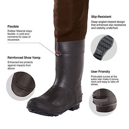 Neoprene Cleated Bootfoot Chest Waders O9018