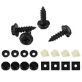 Silver M6 Tamper Proof License Plate Screws Kits G3194
