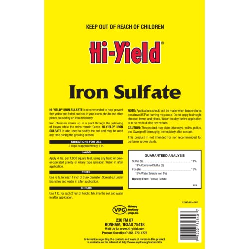 4 lbs. Iron Sulfate N42248