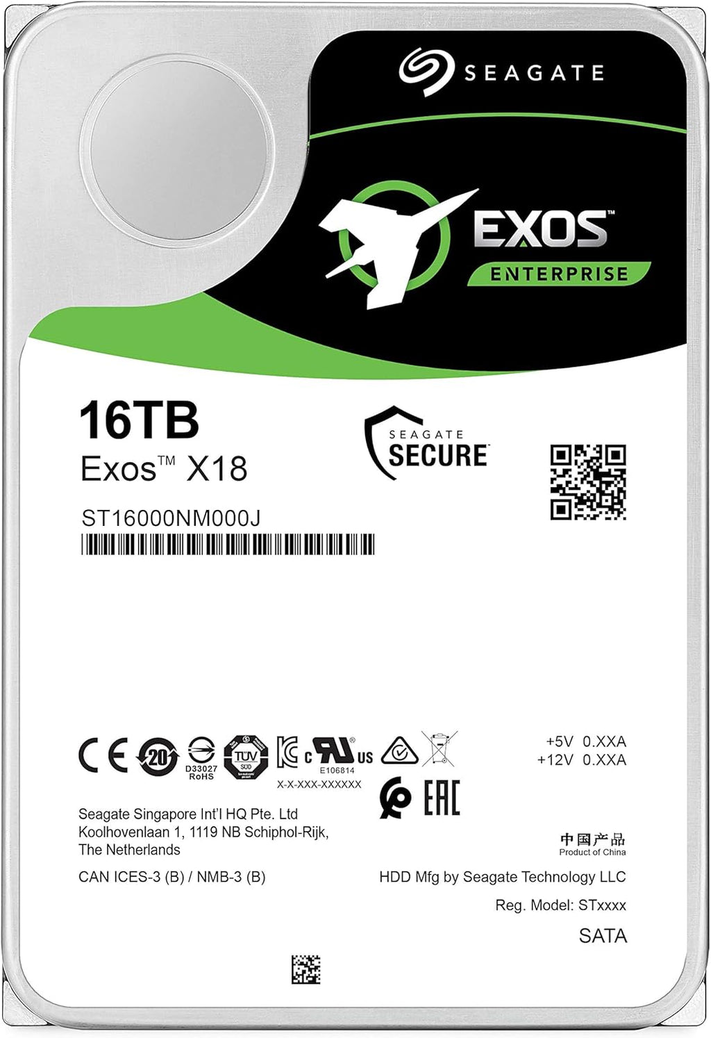 16TB Enterprise HDD - CMR 3.5 Inch SATA 6Gb/s 7200 RPM U510175
