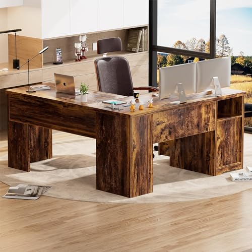 Black L Shaped Desk with Lift Top and Drawer X38386