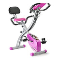 Folding Exercise Bike with Pulse Sensor LCD Monitor V717