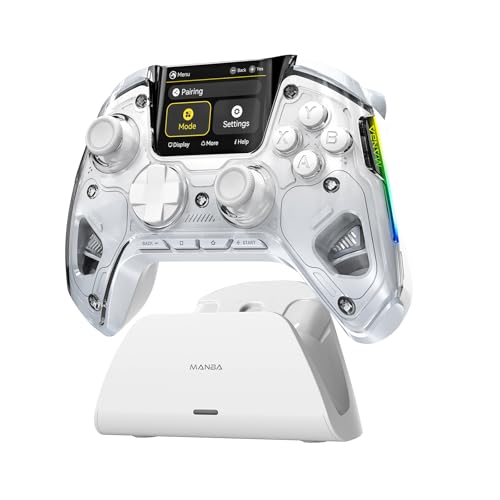 Black Wireless Gaming Controller with Charging Dock B715901