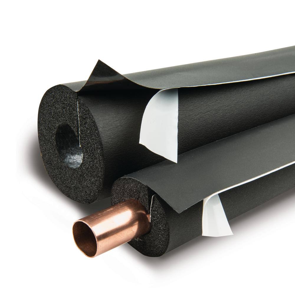 Lap Self-Seal Pipe Insulation, Rubber F25748