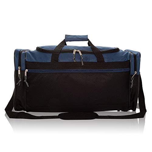Gray and Black 25" Extra Large Travel Duffle Bag L1906
