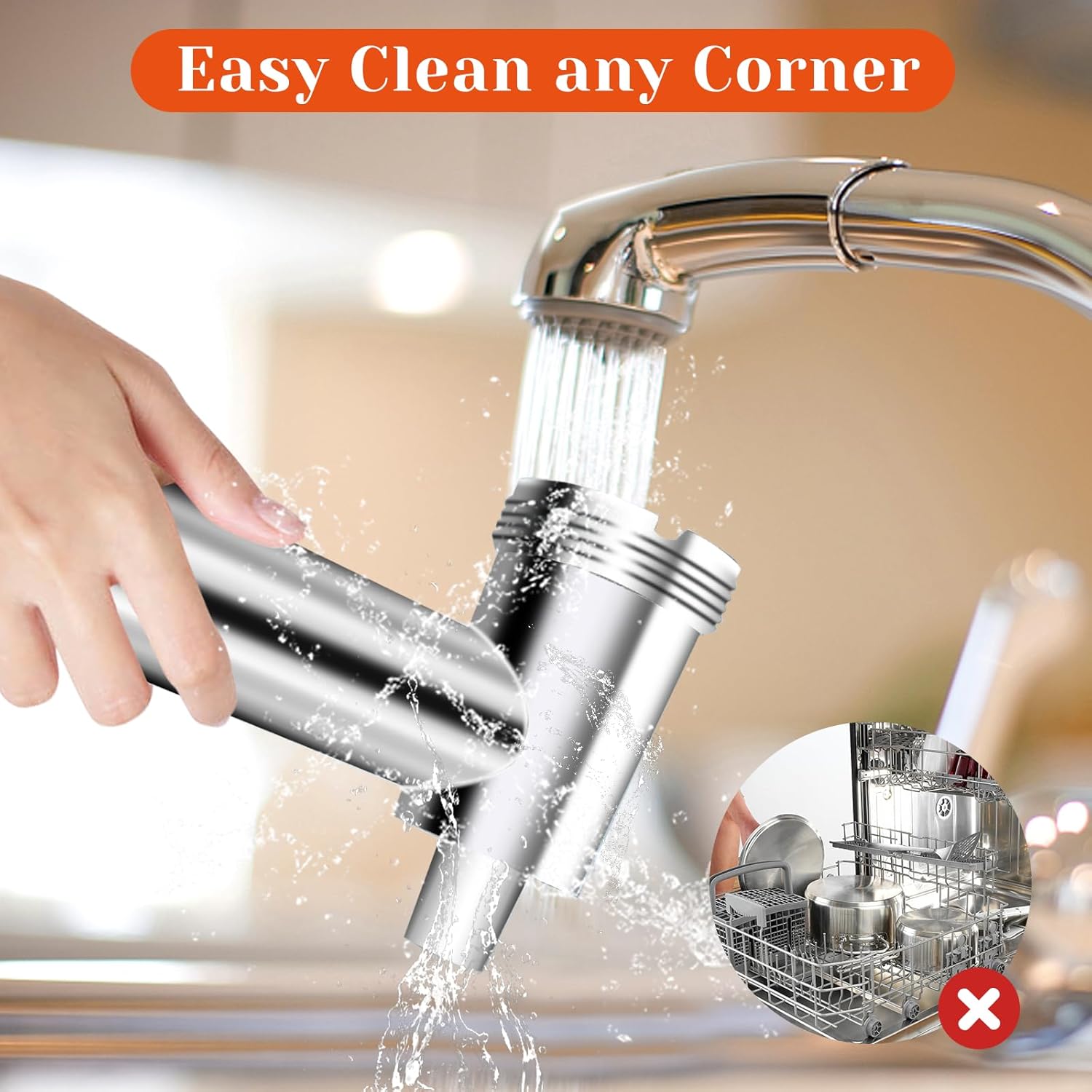 Meat Grinder Attachment for Kitchenaid Stand Mixer with 4 Grinding Plates, Cheese Grater Attachment with 3 Metal Sausage Stuffer Tubes, Salad Maker, Burger Press & 3 Blades E734847