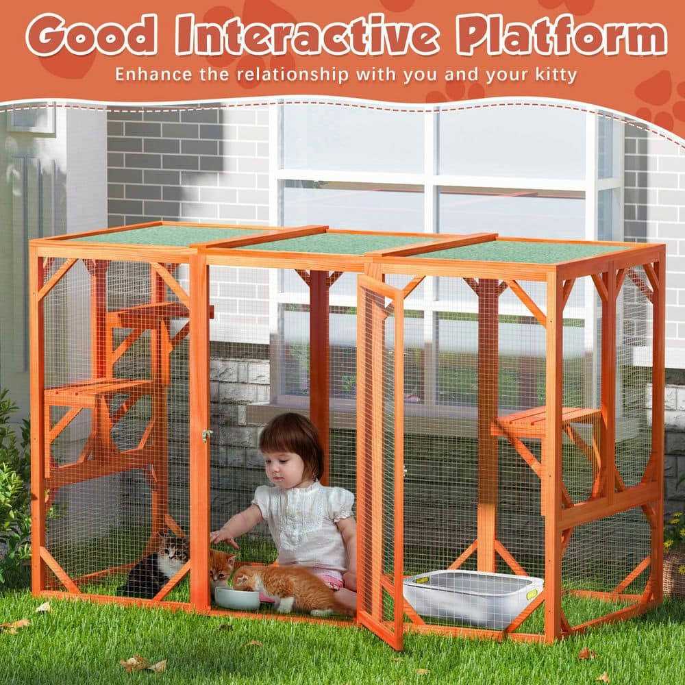 Outdoor Cat Enclosure Playpen Catio O486