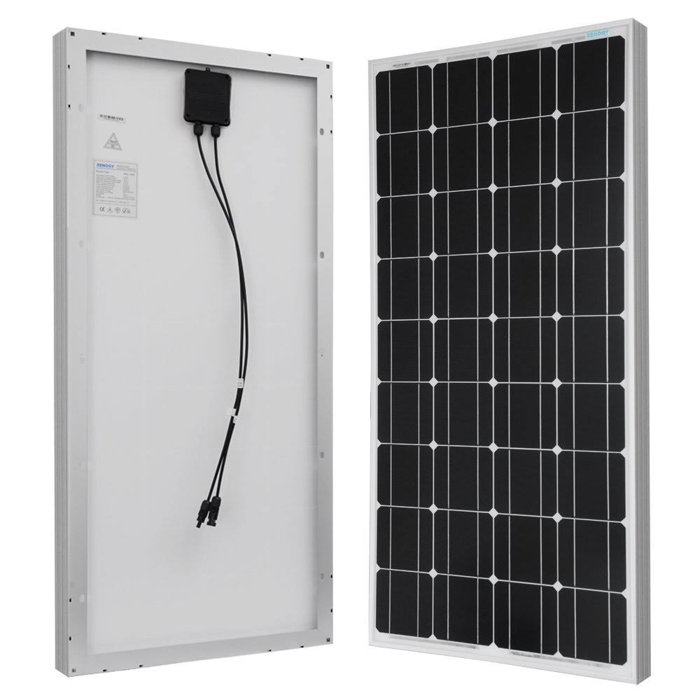 100 Watts 12 Volts Monocrystalline Solar Panel Bundle Kit Q8005