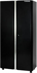 72 in. H x 36 in. W Adjustable Shelves Steel Black Garage Floor Cabinet L687696
