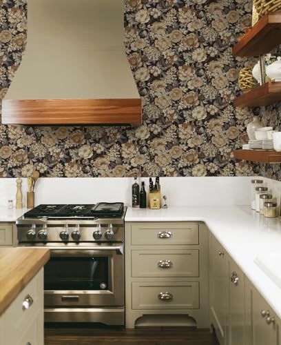 Neutral Wrought Iron Peel and Stick Wallpaper M562
