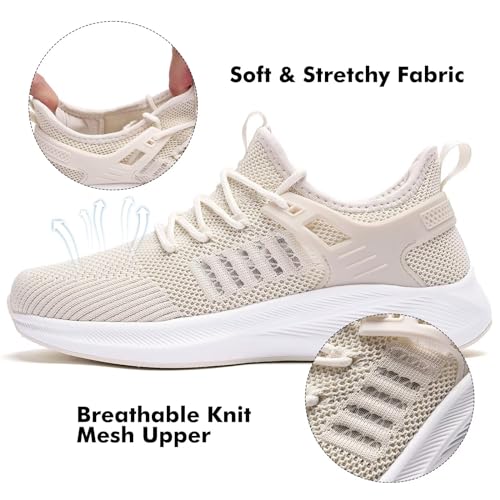 Women's Athletic Walking Shoes Lightweight Breathable Slip on Sneakers C7329