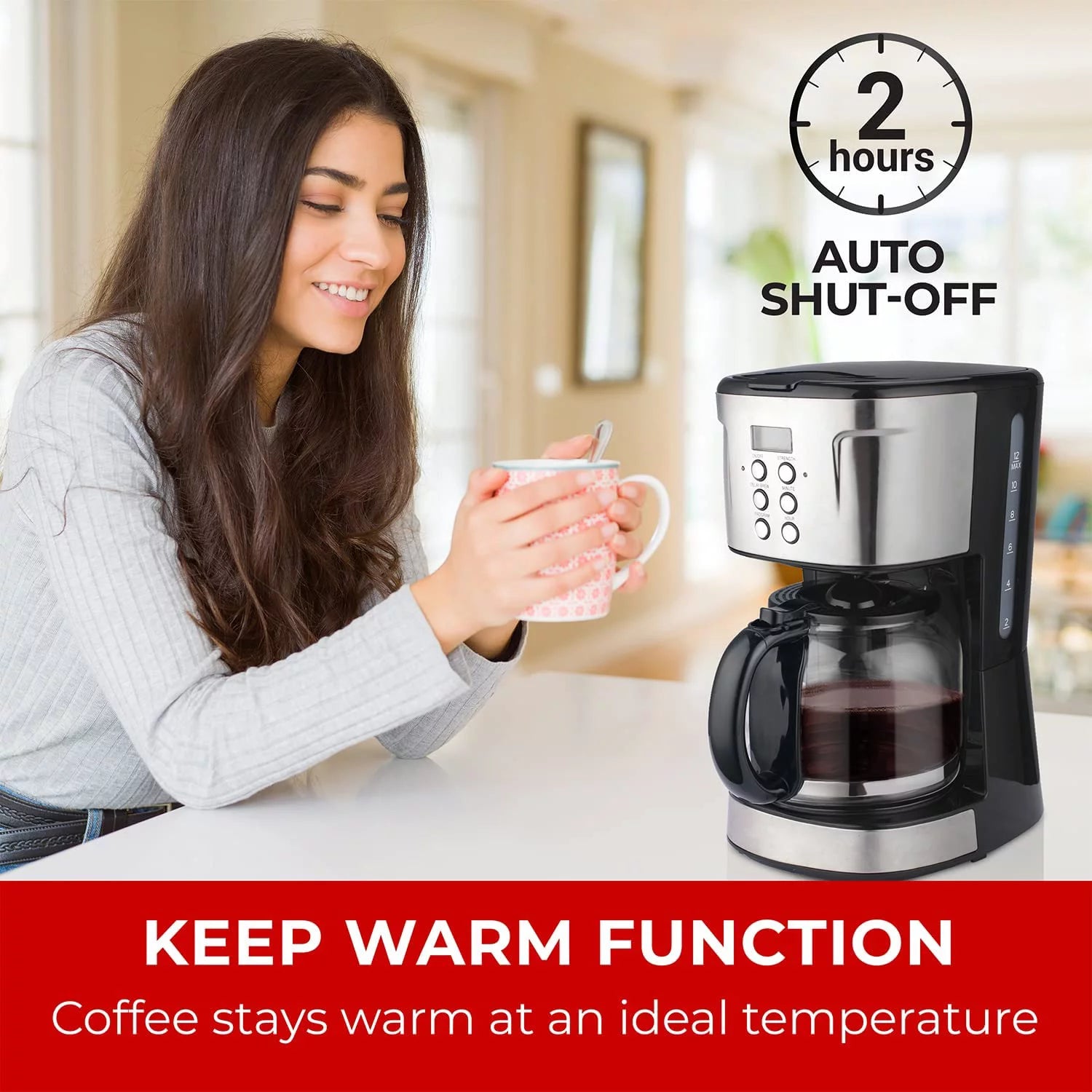 12-Cup Programmable Coffee Maker C20627
