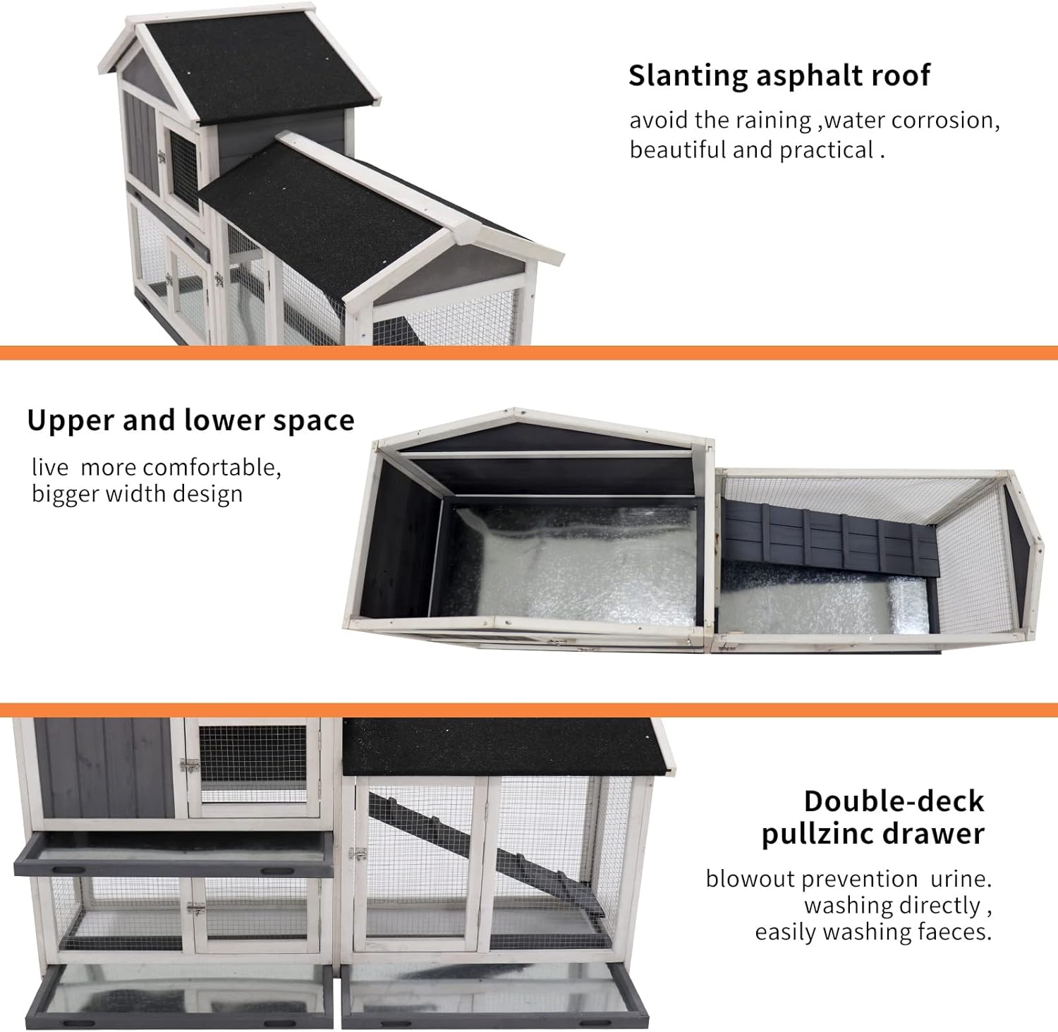Rabbit Hutch with Run Z910588