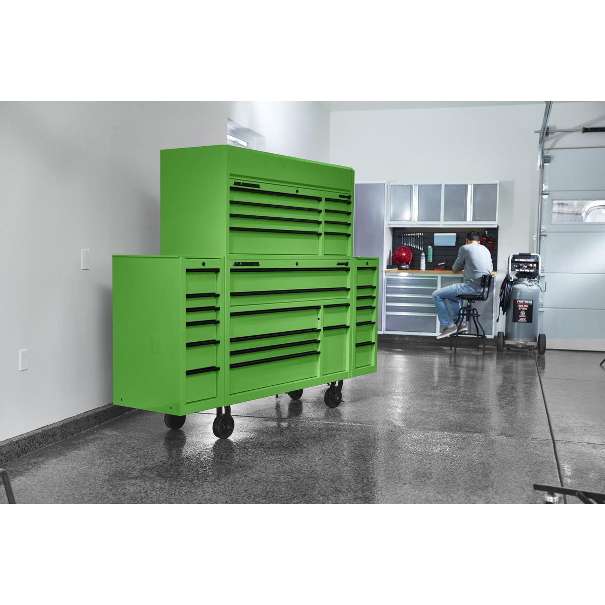 56 in. x 22 in. Green Top Chest B1153