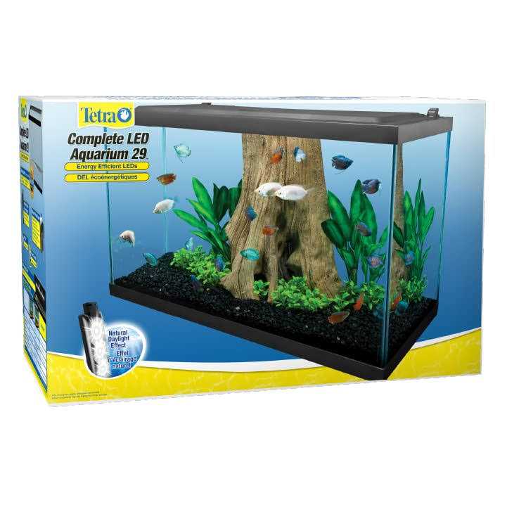 29 Gallon Glass LED Aquarium Kit O515