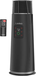 Black 1500W Oscillating Ceramic Tower Heater U6164