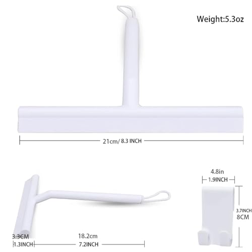 Glass Wiper Scraper Shower Squeegee with Silicone Holder Y426600