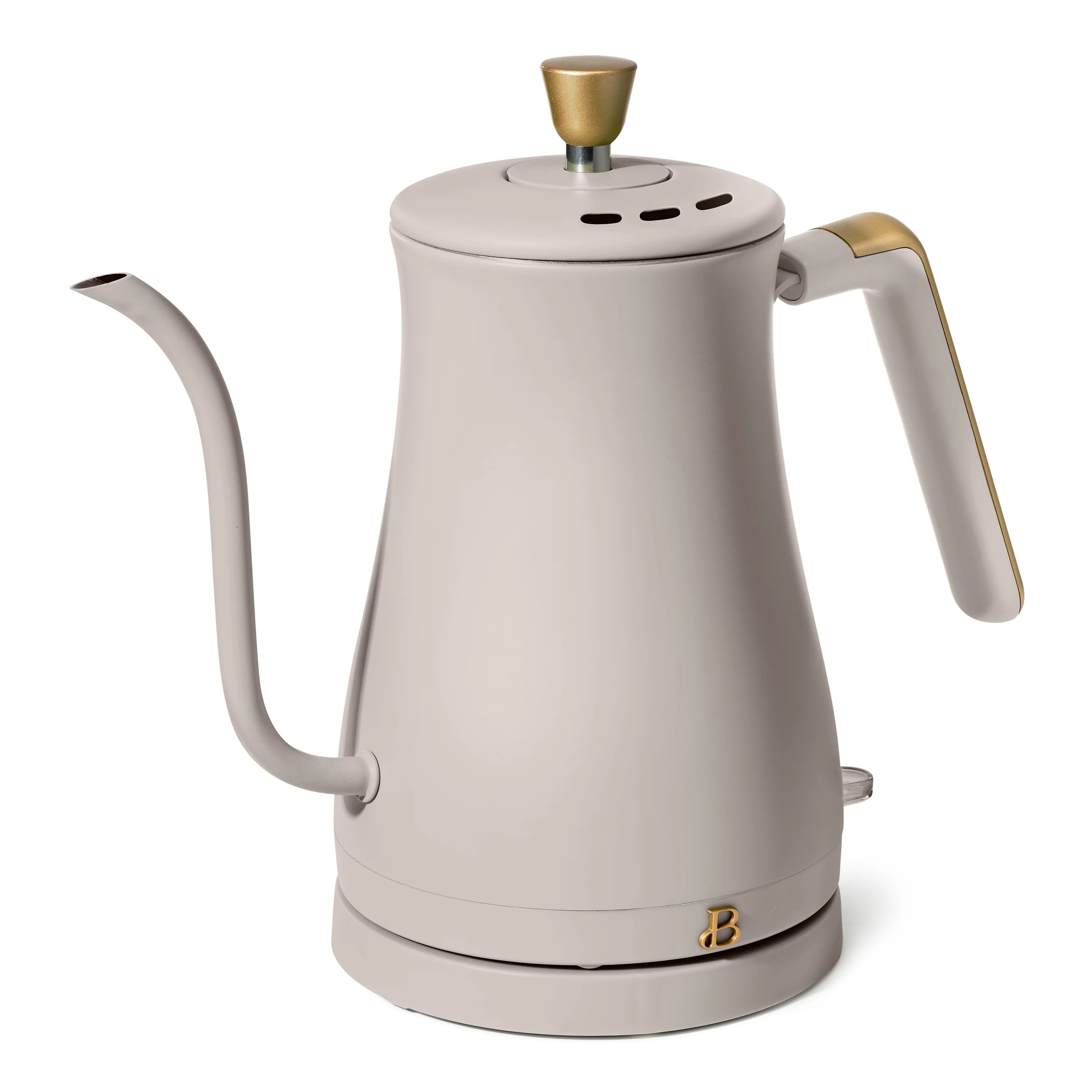 1-Liter Electric Gooseneck Kettle 1200 W Porcini Taupe S637