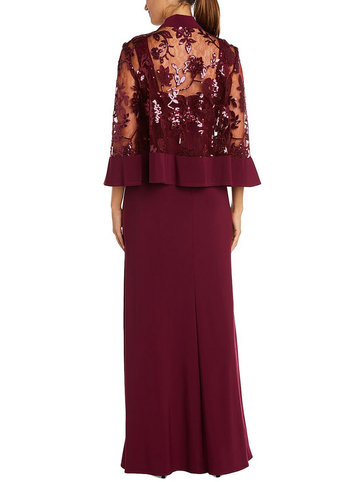 Petites Lace 2PC Evening Dress A328876
