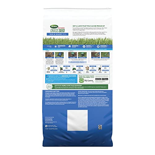5.6 lbs. Grass Seed Sun & Shade Mix with Fertilizer and Soil Improver F364311