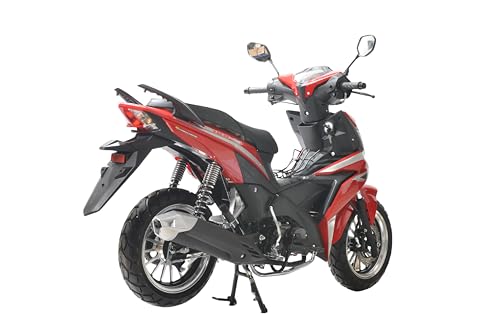 125CC 4 Speed Moped Motorcycle S18014
