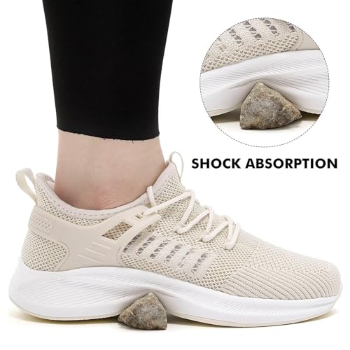 Women's Athletic Walking Shoes Lightweight Breathable Slip on Sneakers C7329
