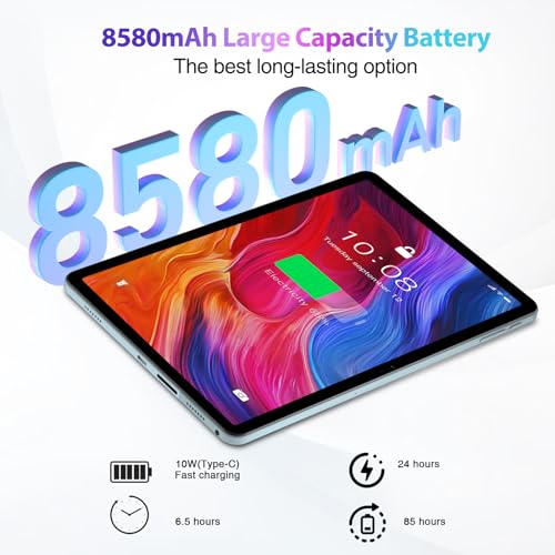 11 Inch 2.4K Display 16GB RAM 256GB ROM 8580mAh Battery Octa Core Dual SIM 4G Blue Tablet J974397