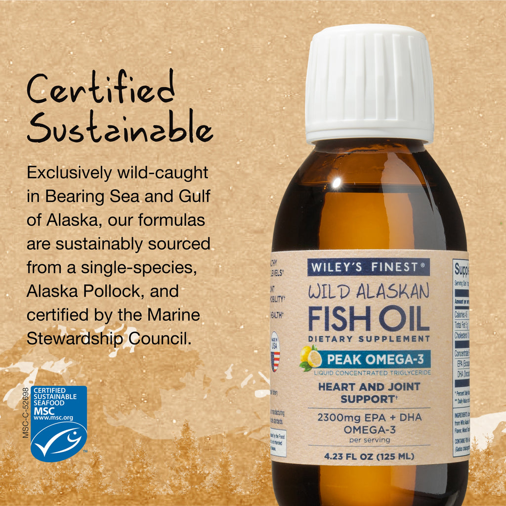 4.23 oz Wild Alaskan Fish Oil Liquid B22499