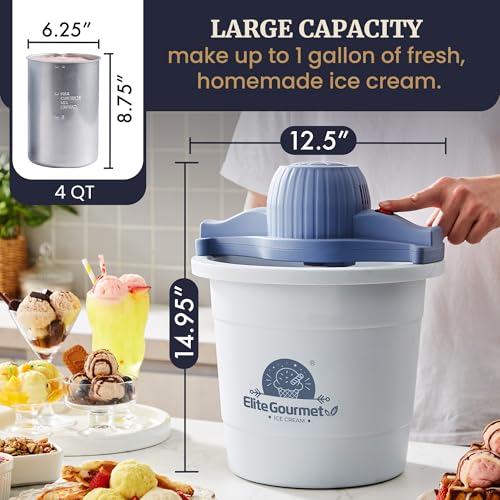 4Qt Electric Ice Cream Maker X944351