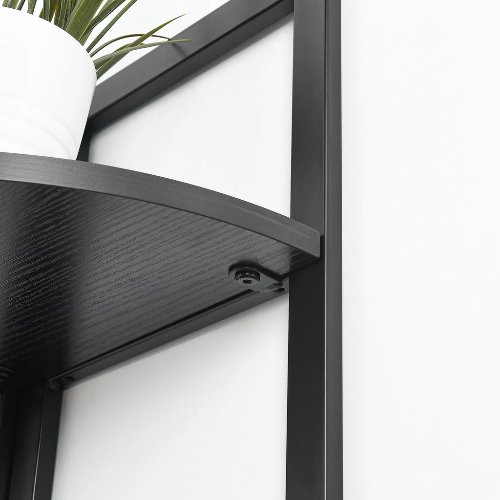 5 Tiers Corner Shelf Black T420