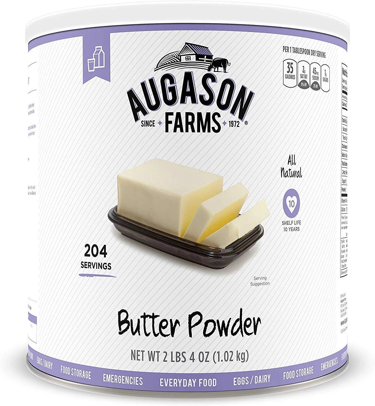 Butter Powder 2 lbs 4 oz No. 10 Can Z849