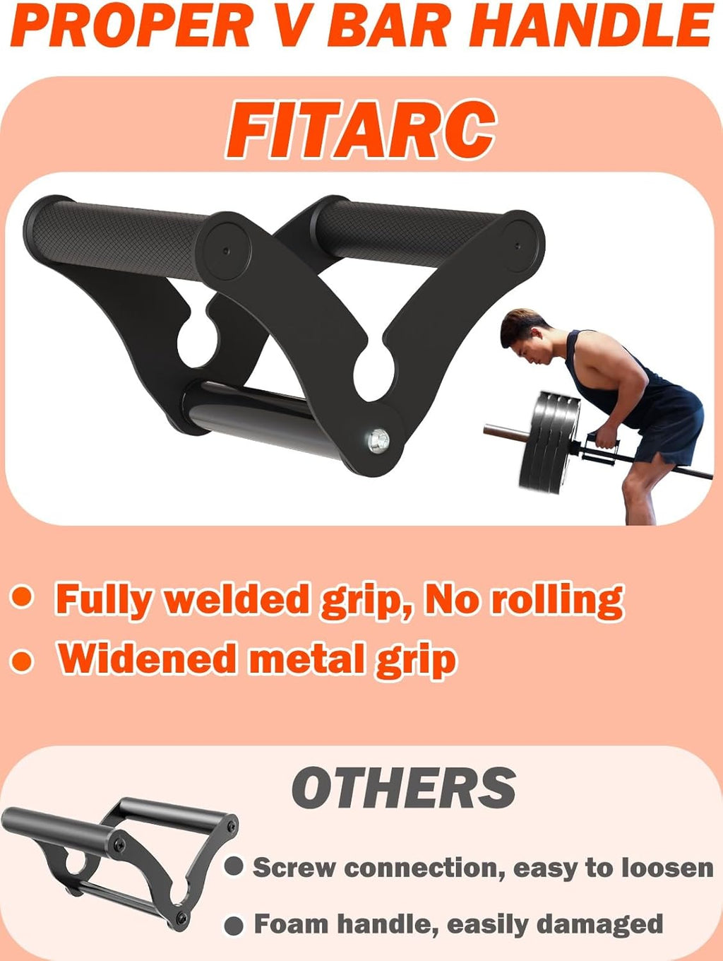 V Bar Attachment for Barbell L31110